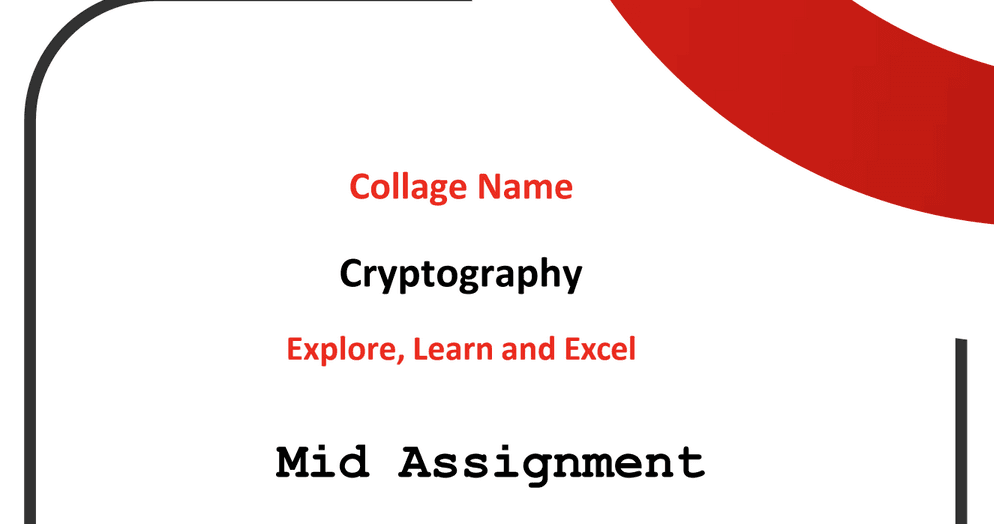 Cryptography
